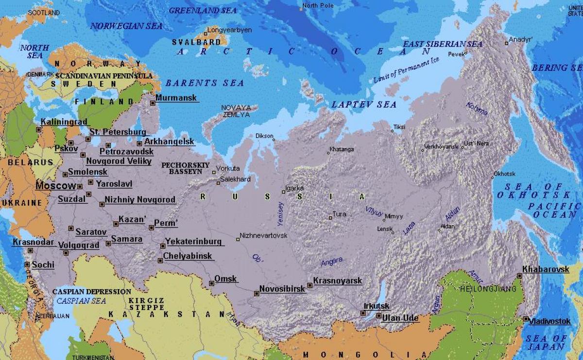 karta rusije Moskva karta Rusije   karta u Moskvi (Rusija) karta rusije