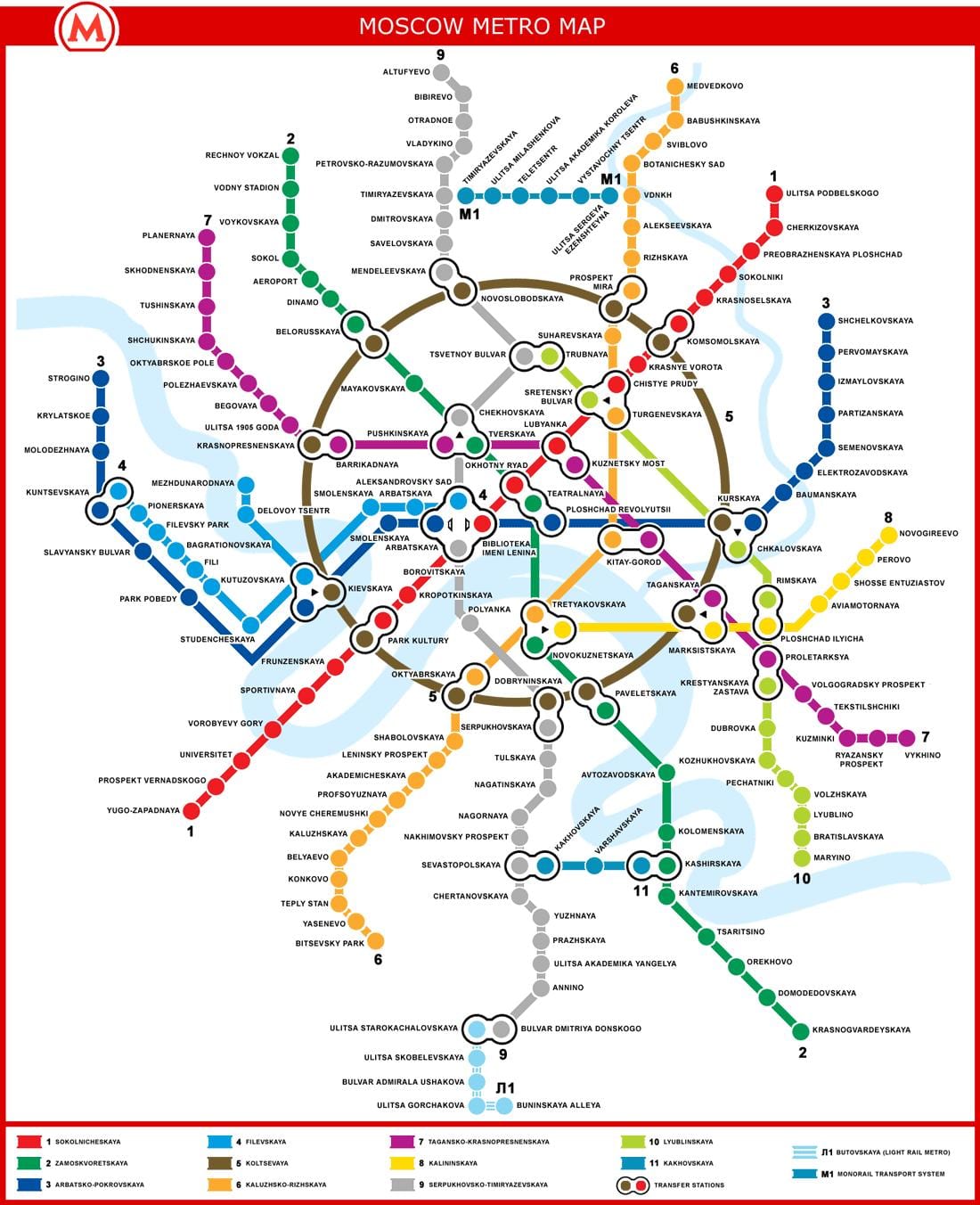 karta metro u Moskvi