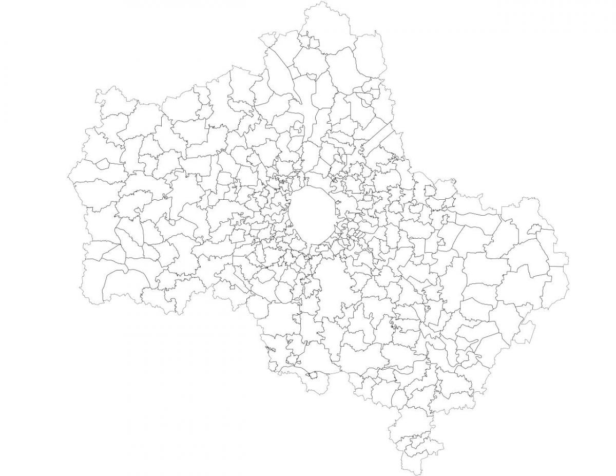 Moskva općine karti