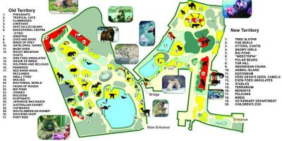 Karta Moskovskom zoološkom vrtu
