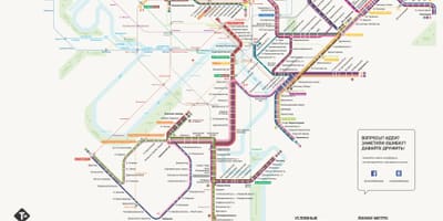 Karta od Moskve tramvaj