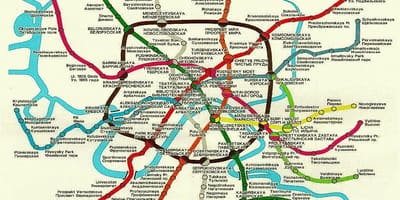 Moskva Željeznički kartica