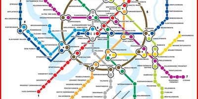 Karta metro u Moskvi