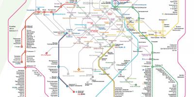 Karta Moskva vlak