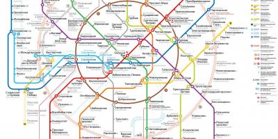 Moskva prijevozna karta