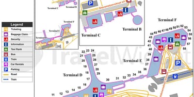 Moscow Sheremetyevo airport kartica